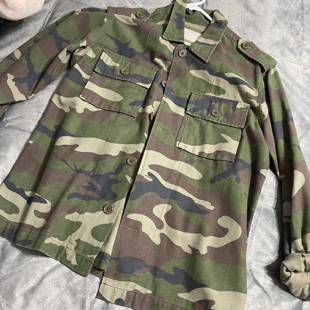 Camo long sleeve shirt